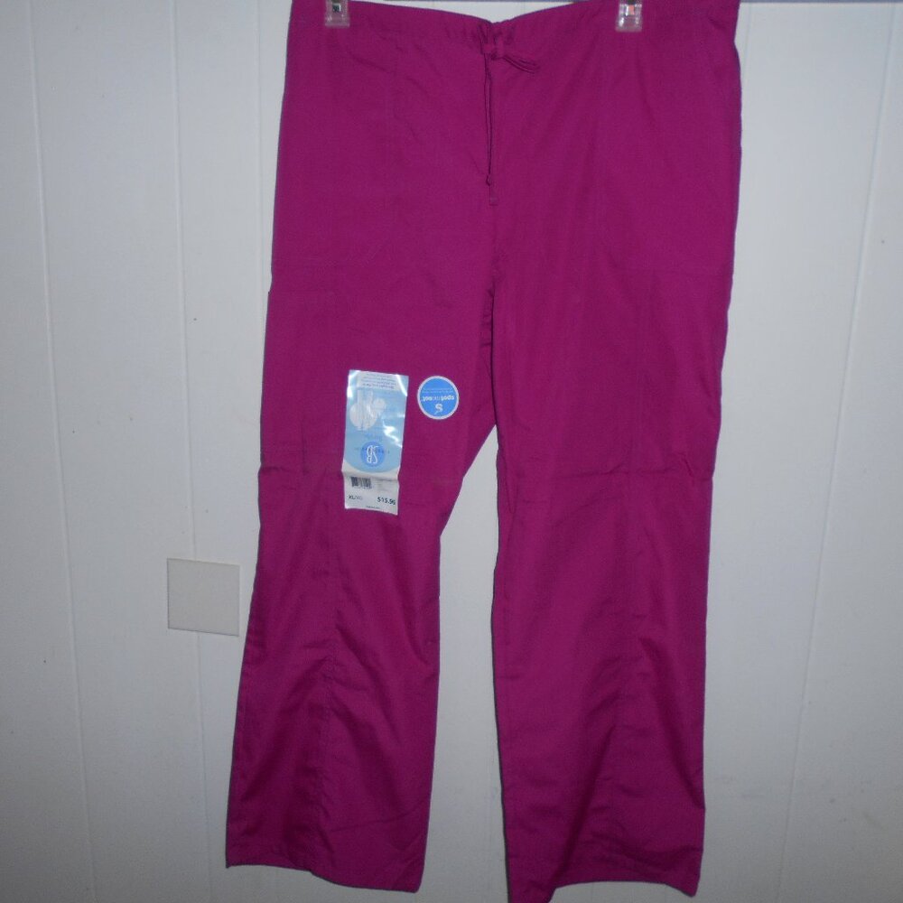 Scrubs Pants .. XLarge Adult.. Dark Pink  New with Tags